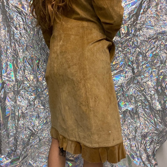 Leather long coat - Picture 2 of 4